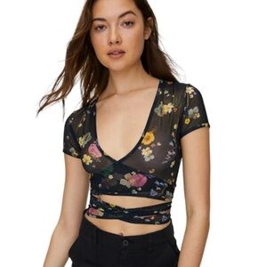 Aritzia Sunday Best Amasova Shirt Wrap S